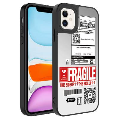 Apple iPhone 11 Case Mirror Patterned Camera Protected Glossy Zore Mirror Cover Fragile