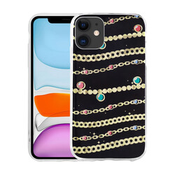 Apple iPhone 11 Case Patterned Hard Zore Elnov Cover NO5