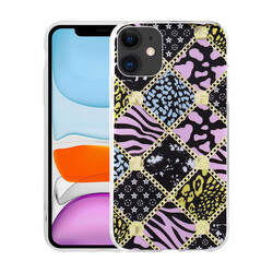 Apple iPhone 11 Case Patterned Hard Zore Elnov Cover NO6