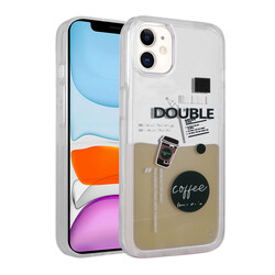 Apple iPhone 11 Case Patterned Liquid Zore Drink Silicone Cover NO3