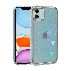 Apple iPhone 11 Case Patterned Shining Transparent Zore Avva Cover NO3