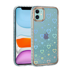 Apple iPhone 11 Case Patterned Shining Transparent Zore Avva Cover NO4