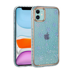 Apple iPhone 11 Case Patterned Shining Transparent Zore Avva Cover NO13