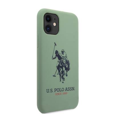 Apple iPhone 11 Case POLO ASSN. Silicone Big Logo Design Cover Green