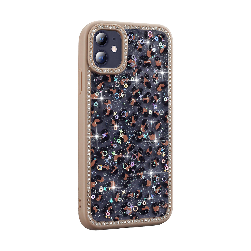 Apple iPhone 11 Case Stone and Glitter Design Zore Azra Cover - 5