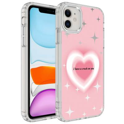 Apple iPhone 11 Case With Airbag Shiny Design Zore Mimbo Cover NO1