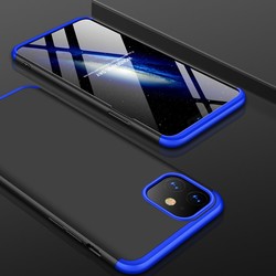 Apple iPhone 11 Case Zore Ays Cover Black-Blue