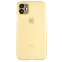 Apple iPhone 11 Case Zore Eko PP Cover Gold
