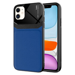 Apple iPhone 11 Case ​Zore Emiks Cover Navy blue