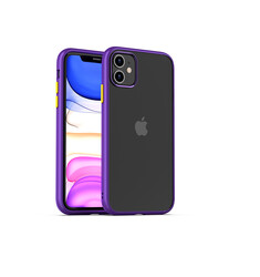 Apple iPhone 11 Case Zore Hom Silicon Purple