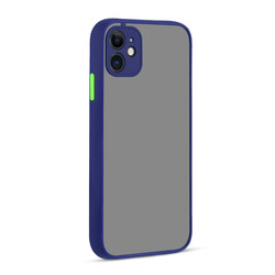 Apple iPhone 11 Case Zore Hux Cover Navy blue