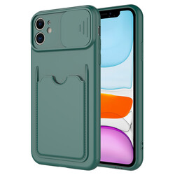 Apple iPhone 11 Case ​Zore Kartix Cover Dark Green