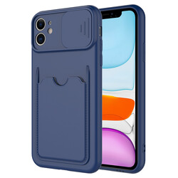 Apple iPhone 11 Case ​Zore Kartix Cover Navy blue