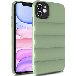 Apple iPhone 11 Case Zore Kasis Cover Açık Yeşil