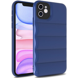 Apple iPhone 11 Case Zore Kasis Cover Saks Blue