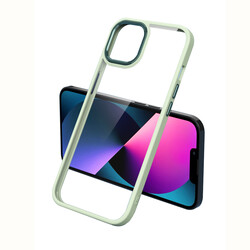 Apple iPhone 11 Case Zore Krom Cover Açık Yeşil
