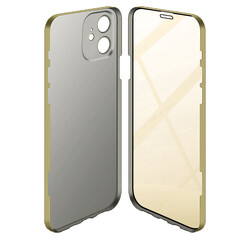 Apple iPhone 11 Case Zore Led Cover Gold