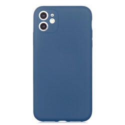 Apple iPhone 11 Case Zore Mara Cover Navy blue