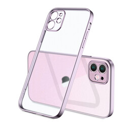 Apple iPhone 11 Case Zore Matte Gbox Cover Purple