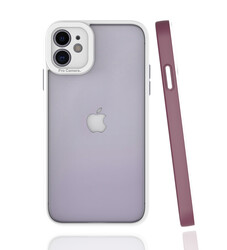 Apple iPhone 11 Case Zore Mima Cover Plum