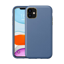 Apple iPhone 11 Case Zore Natura Cover Navy blue