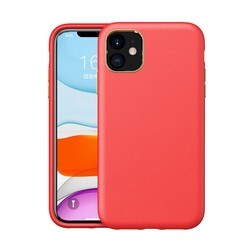 Apple iPhone 11 Case Zore Natura Cover Red