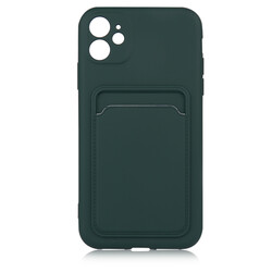 Apple iPhone 11 Case ​​Zore Ofix Cover Dark Green
