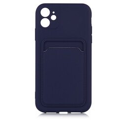 Apple iPhone 11 Case ​​Zore Ofix Cover Navy blue