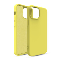 Apple iPhone 11 Case Zore Oley Cover Yellow
