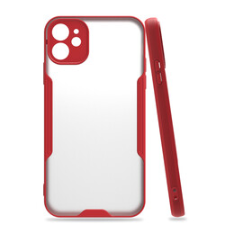 Apple iPhone 11 Case Zore Parfe Cover Red