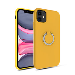 Apple iPhone 11 Case Zore Plex Cover Yellow