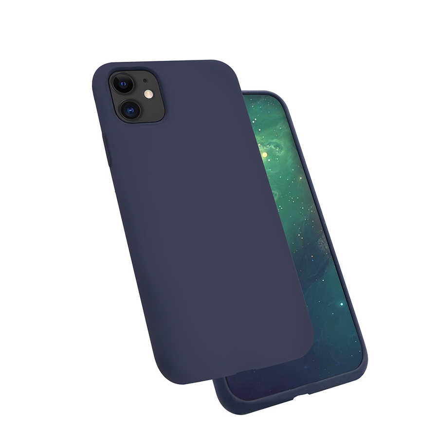 Apple iPhone 11 Case Zore Silk Silicon - 1