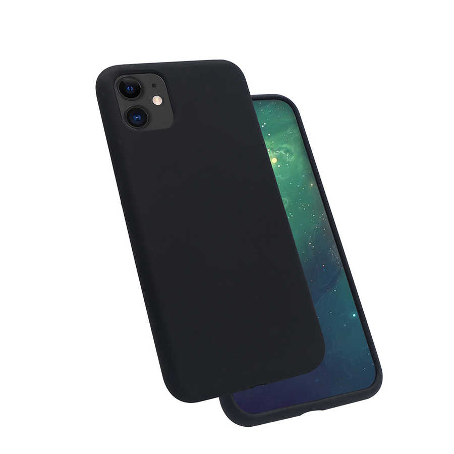 Apple iPhone 11 Case Zore Silk Silicon - 5