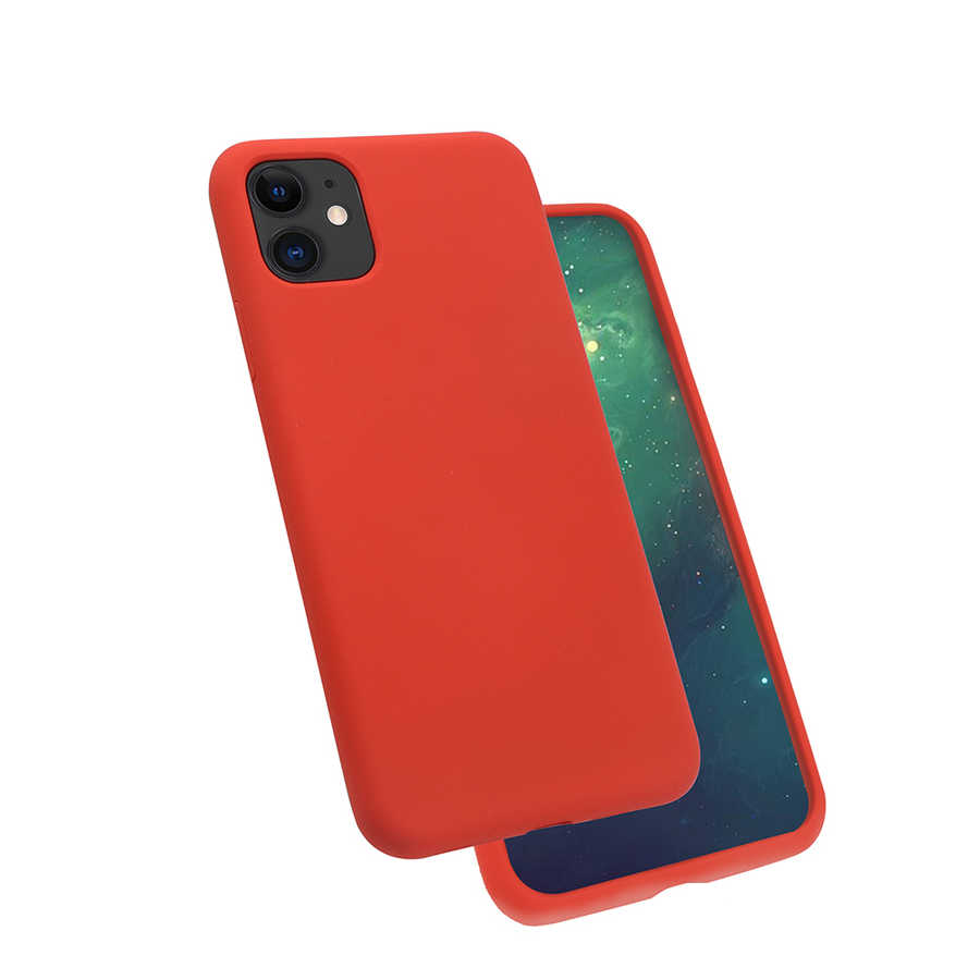 Apple iPhone 11 Case Zore Silk Silicon - 6