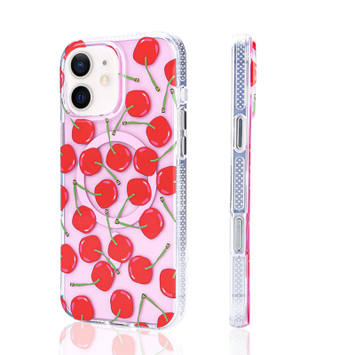 Apple iPhone 11 Case Zore Stilo Cover with Magsafe Charging Feature Red