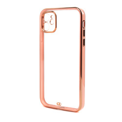 Apple iPhone 11 Case Zore Voit Clear Cover Pink