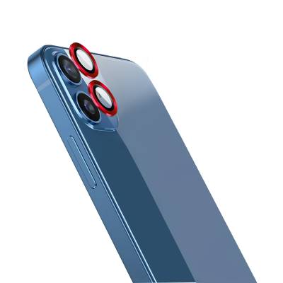 Apple iPhone 11 Go Des CL-10 Camera Lens Protector Red