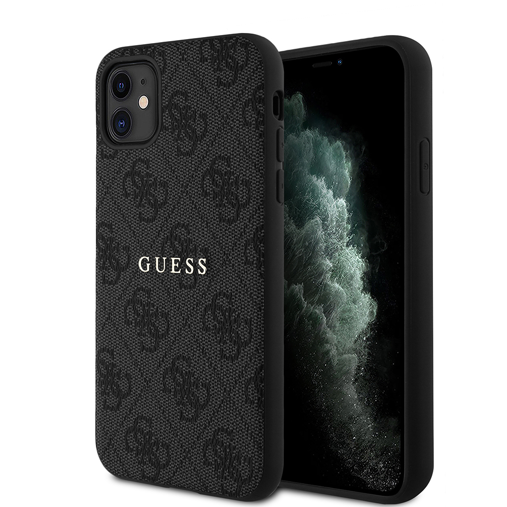 Apple iPhone 11 Kılıf Guess Orjinal Lisanslı 4G Desen Yazı Logolu Kapak - 2