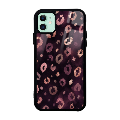 Apple iPhone 11 Kılıf Kamera Korumalı Desenli Zore Lusi Kapak Pembe Leopar
