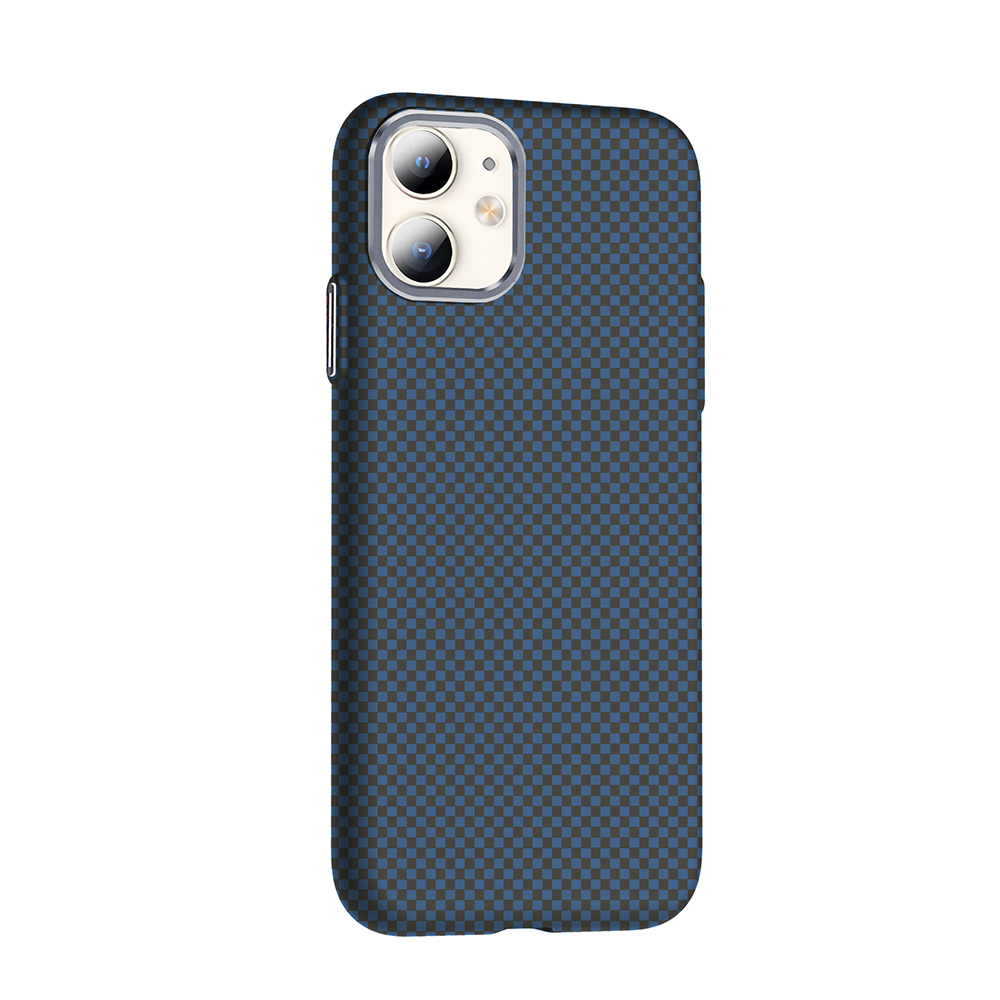 Apple iPhone 11 Kılıf M-safe Şarj Özellikli Karbon Fiber Görünümlü Zore Gros Kapak - 12