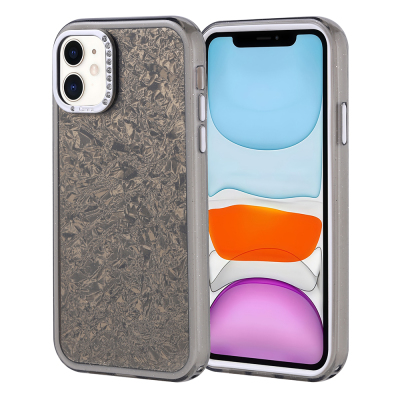 Apple iPhone 11 Kılıf Taşlı Tasarımlı Zore Kapi Kapak Siyah