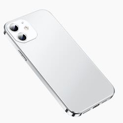 Apple iPhone 11 Kılıf Zore Bobo Kapak Gümüş