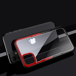 Apple iPhone 11 Kılıf Zore Craft Arka Kapak Siyah-Kırmızı