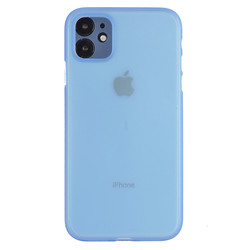 Apple iPhone 11 Kılıf Zore Eko PP Kapak Mavi