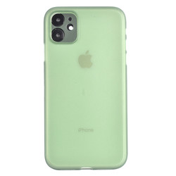 Apple iPhone 11 Kılıf Zore Eko PP Kapak Koyu Yeşil