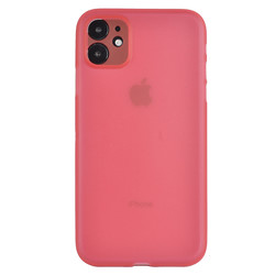 Apple iPhone 11 Kılıf Zore Eko PP Kapak Kırmızı