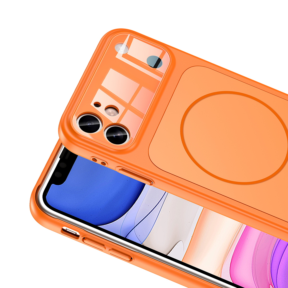 Apple iPhone 11 Kılıf Zore M-Safe Şarj Özellikli Kamera Korumalı Formen Kapak - 12