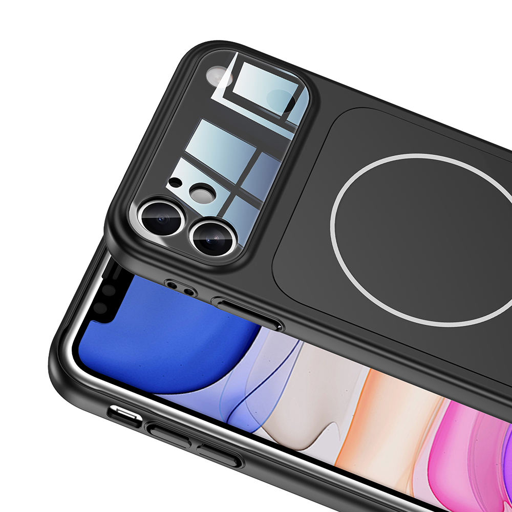 Apple iPhone 11 Kılıf Zore M-Safe Şarj Özellikli Kamera Korumalı Formen Kapak - 16