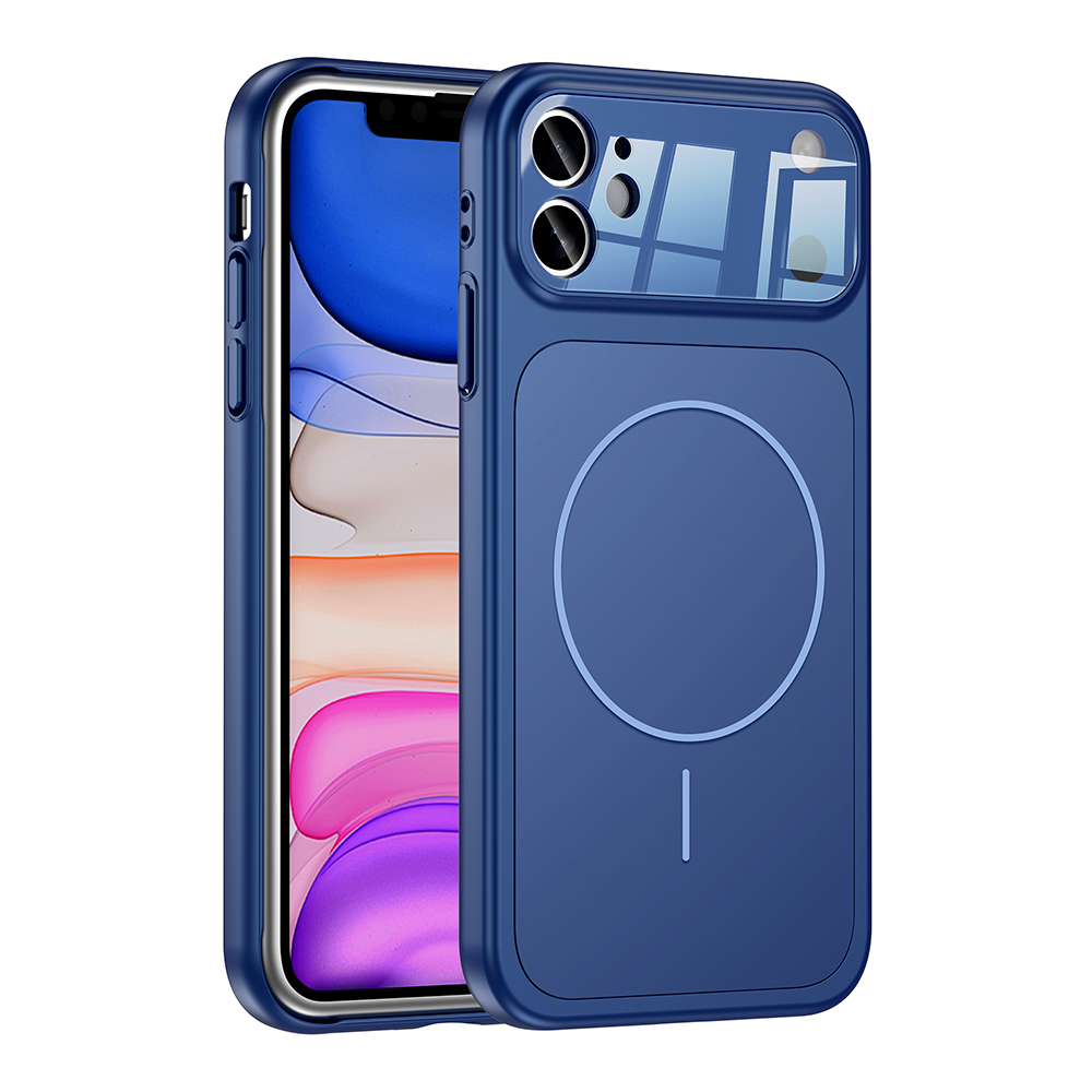 Apple iPhone 11 Kılıf Zore M-Safe Şarj Özellikli Kamera Korumalı Formen Kapak - 3