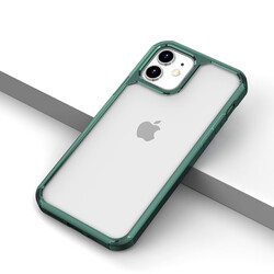 Apple iPhone 11 Kılıf Zore Roll Kapak Koyu Yeşil